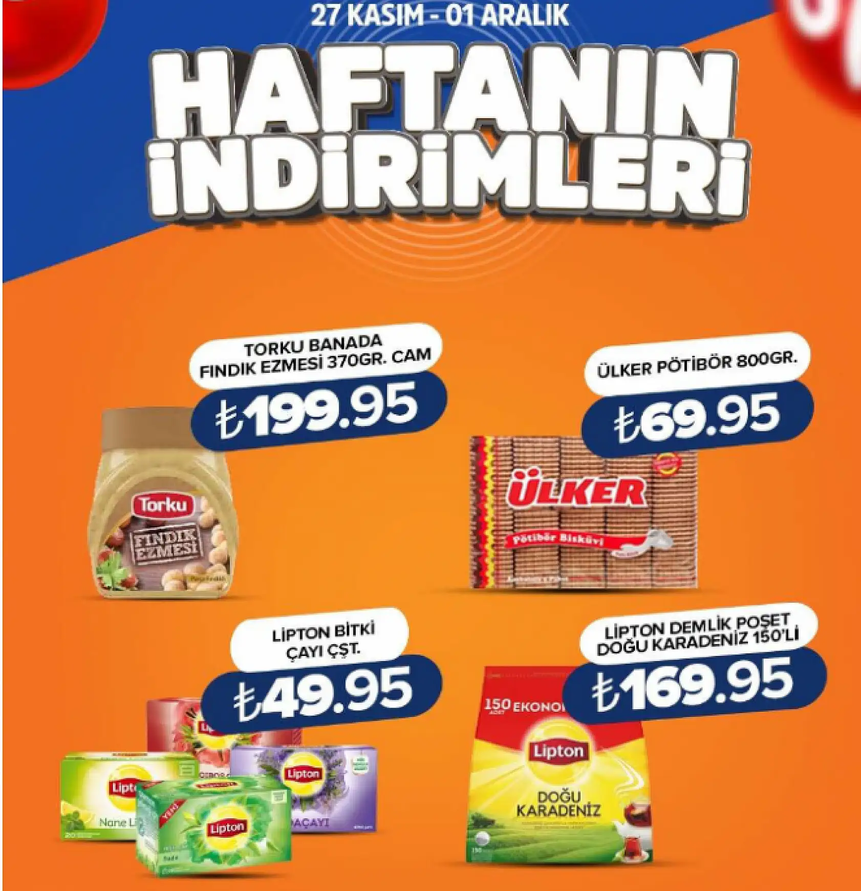 Konya'da çok sayıda şubesi bulunan zincir market kampanyaya gitti: Çok sayıda ürün yarı fiyatına satılacak!