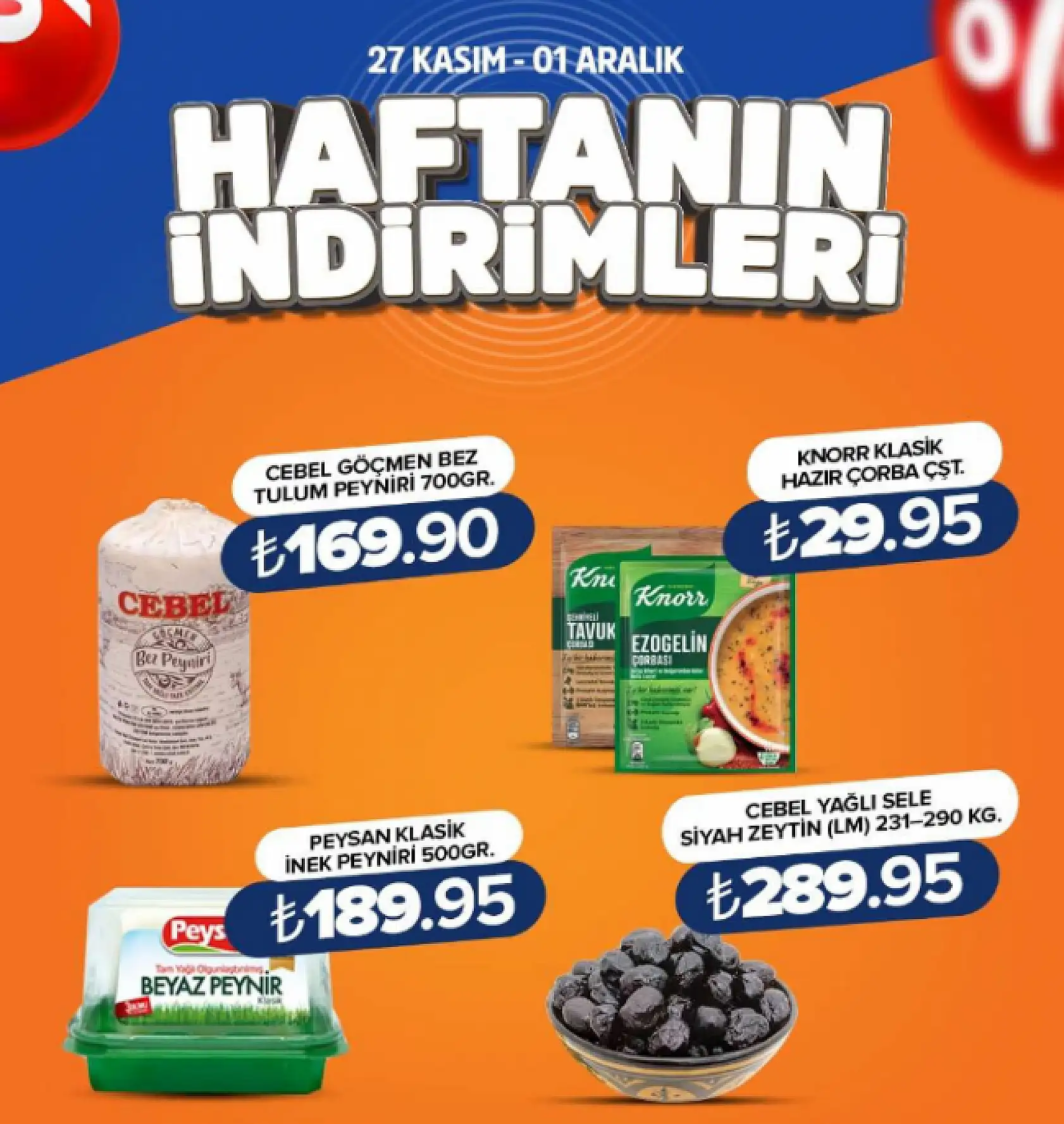 Konya'da çok sayıda şubesi bulunan zincir market kampanyaya gitti: Çok sayıda ürün yarı fiyatına satılacak!
