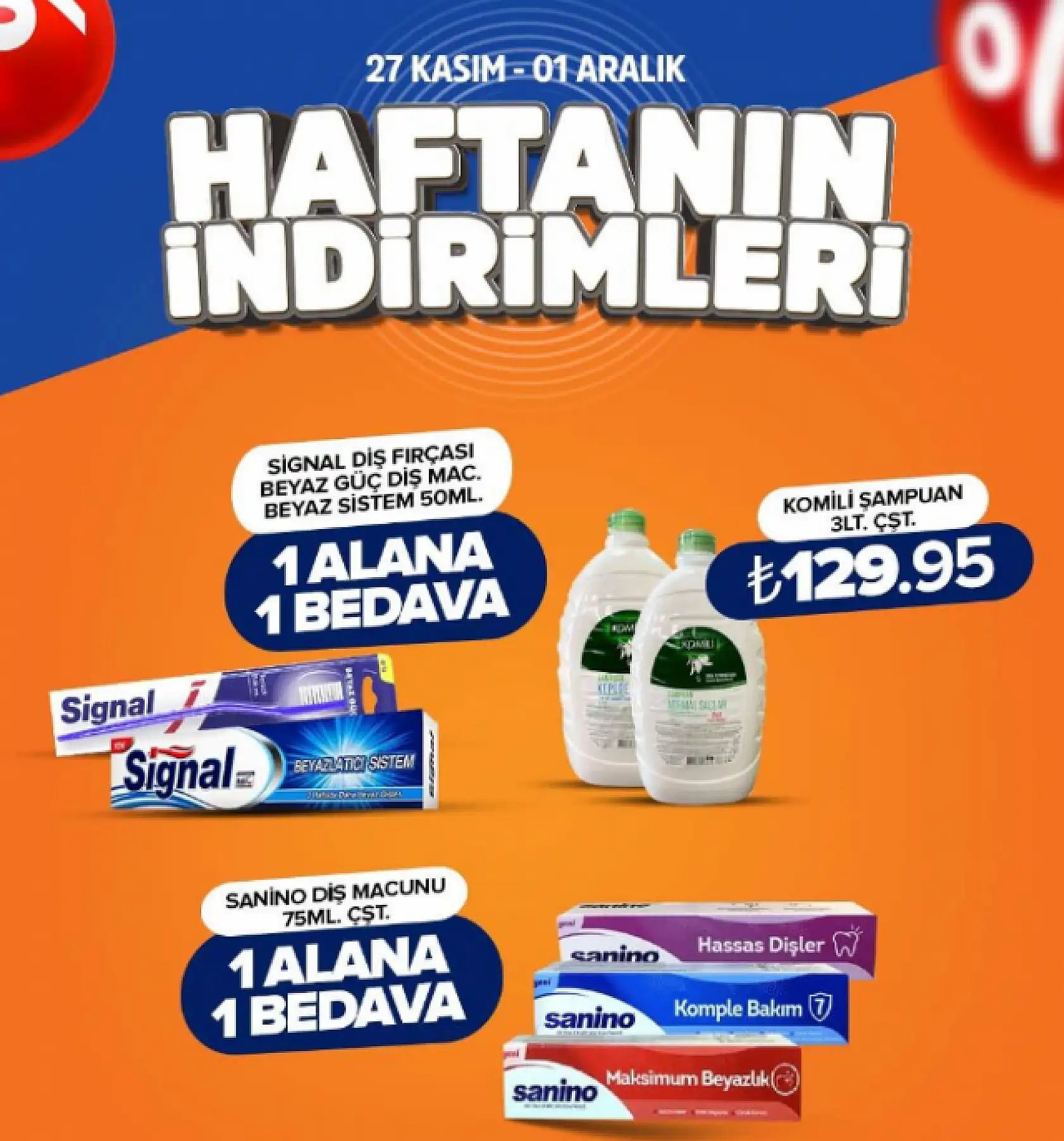 Konya'da çok sayıda şubesi bulunan zincir market kampanyaya gitti: Çok sayıda ürün yarı fiyatına satılacak!