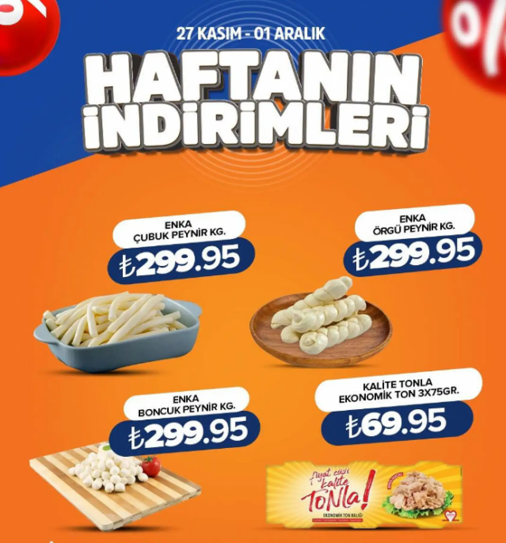 Konya'da çok sayıda şubesi bulunan zincir market kampanyaya gitti: Çok sayıda ürün yarı fiyatına satılacak!