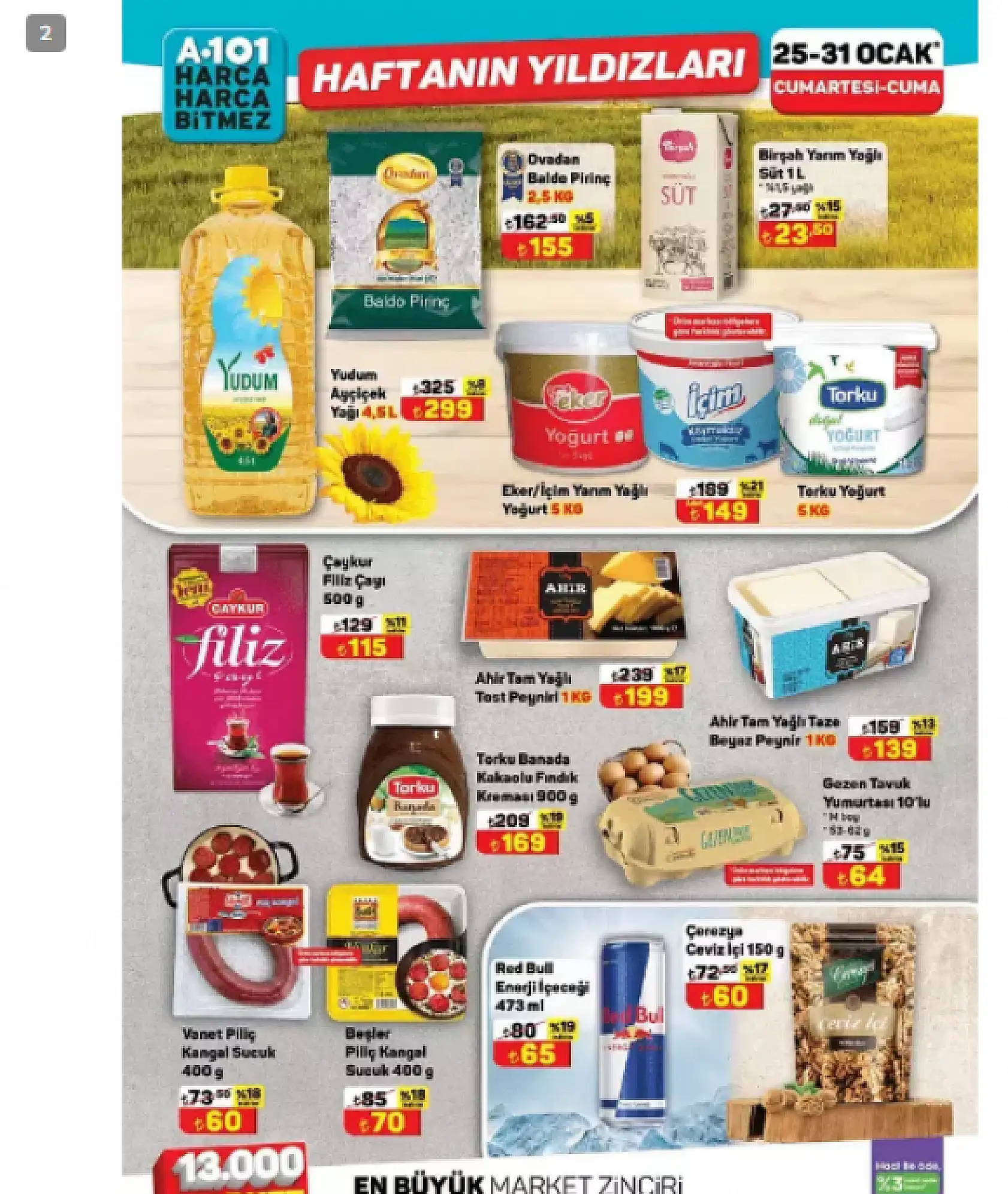 O market son günde kampanya yaptı: Birçok ürün yarı fiyatına satılacak!