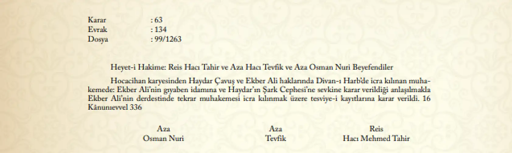 Konya'da sonu darağacında biten hayatlar