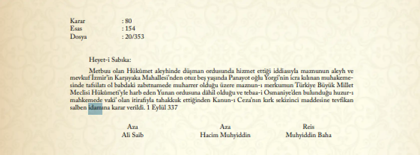 Konya'da sonu darağacında biten hayatlar