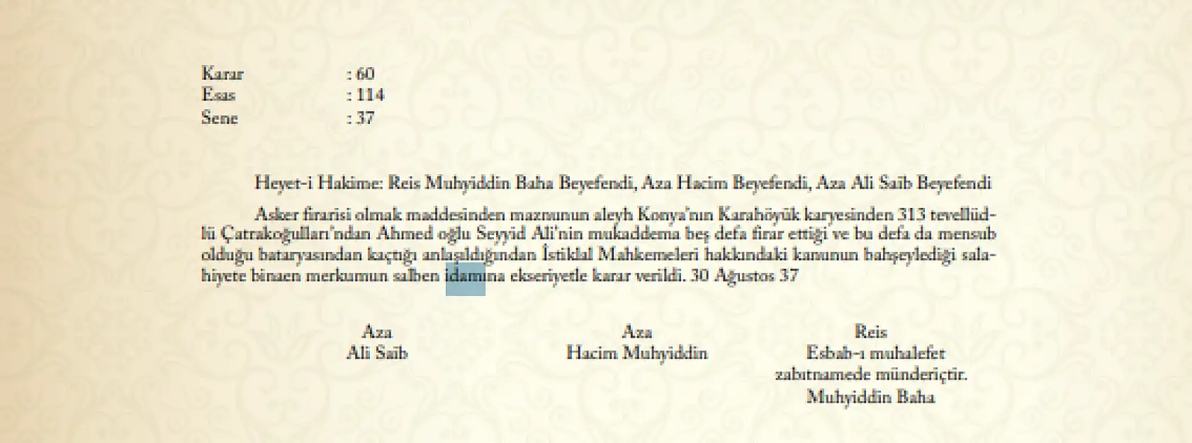 Konya'da sonu darağacında biten hayatlar