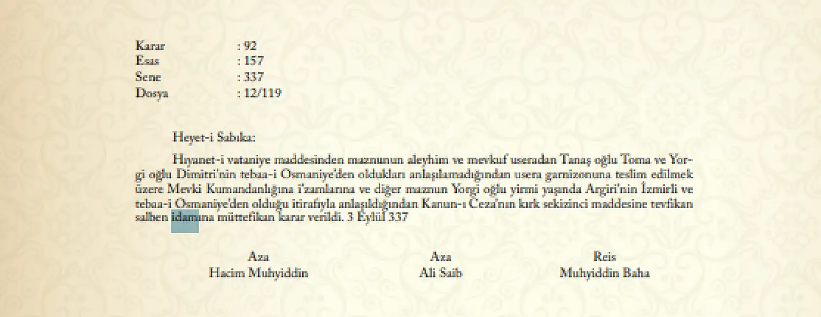 Konya'da sonu darağacında biten hayatlar