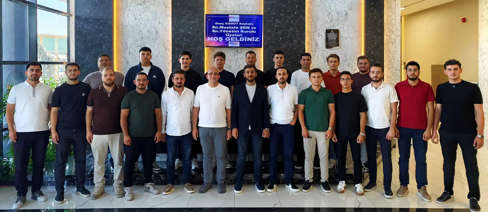 Genç KOMÜT, MEKPAN Panel'in üretim tesisini inceledi