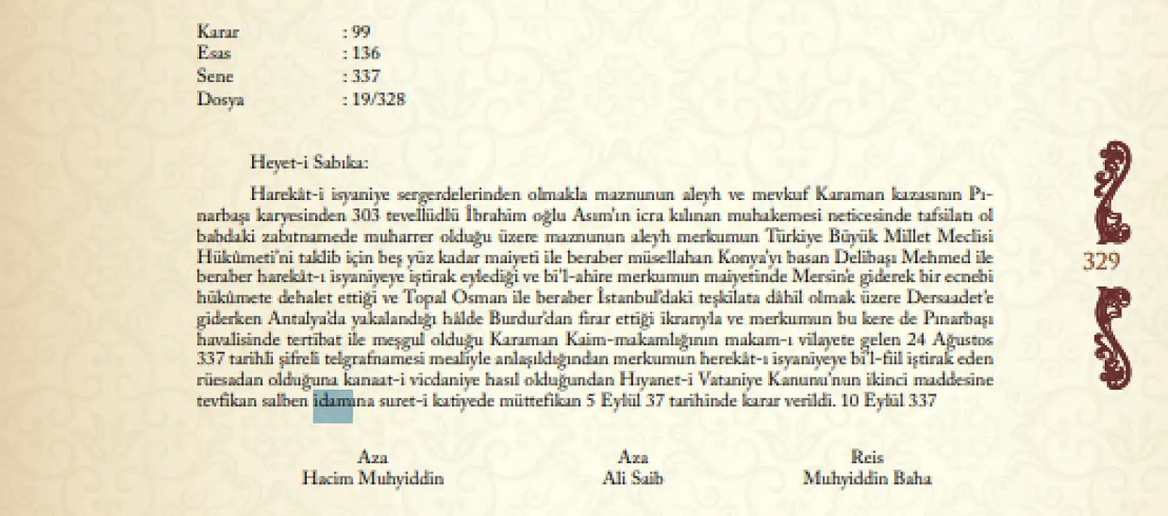 Konya'da sonu darağacında biten hayatlar