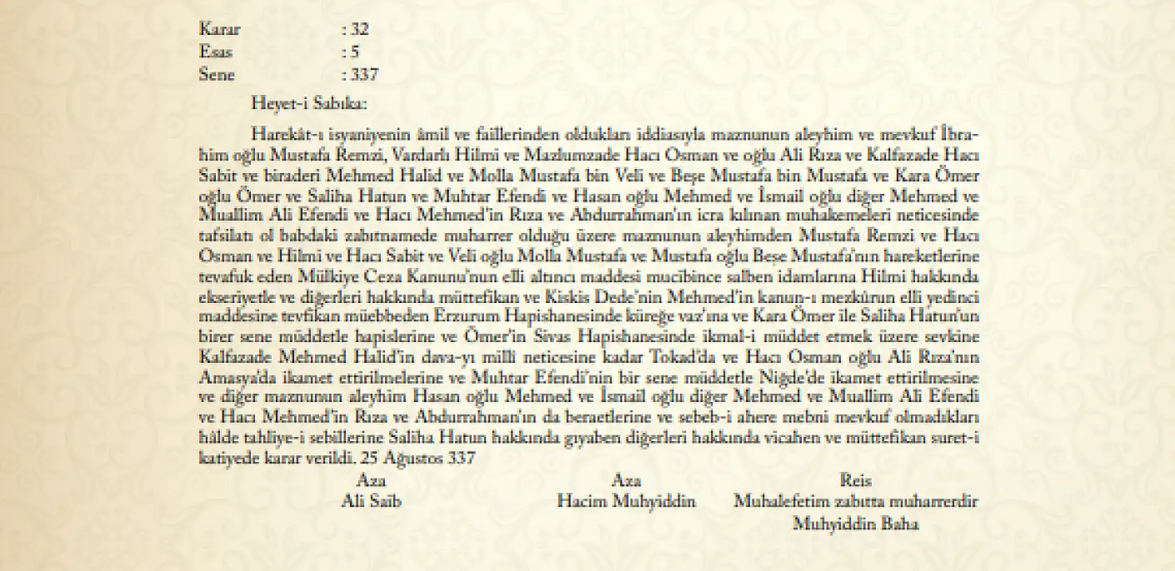 Konya'da sonu darağacında biten hayatlar