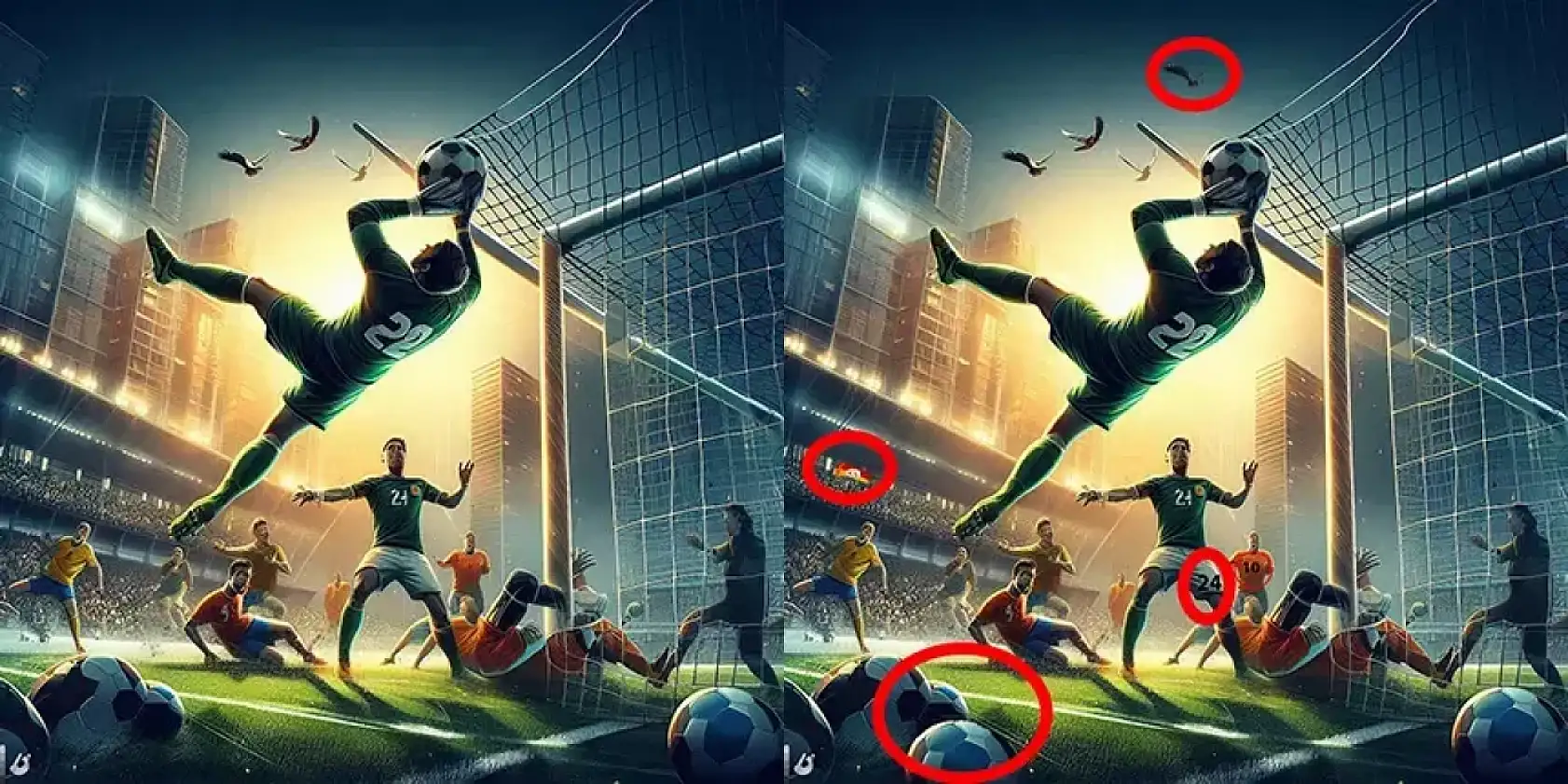 45 saniyede 5 farkı bulmaya çalış!.. Bulmak neredeyse imkansız...