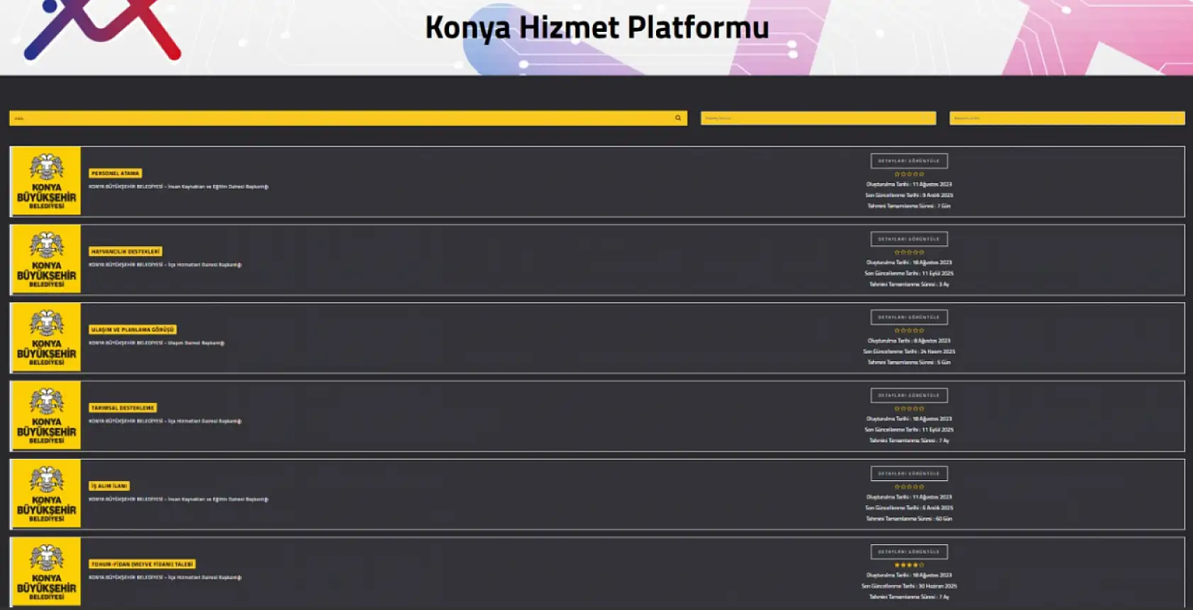 Konya'da kamusal hizmetlere tek noktadan erişim: Konya hizmet platformu hayata geçti!