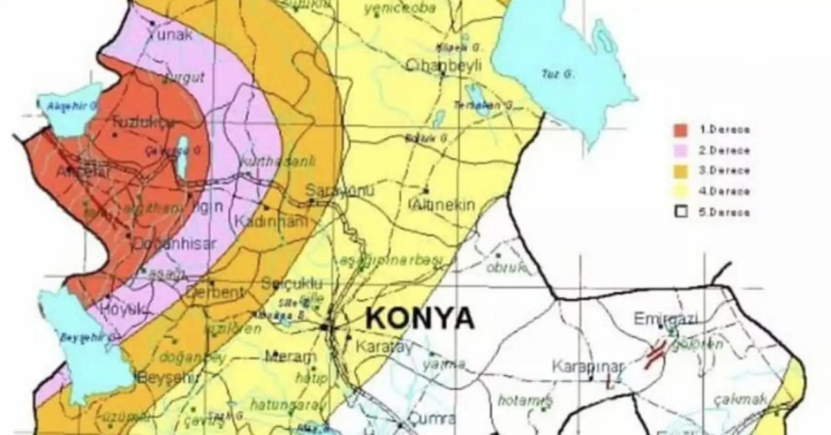 Konya'nın deprem haritası: Hangi ilçeler riskli, hangileri güvenli?