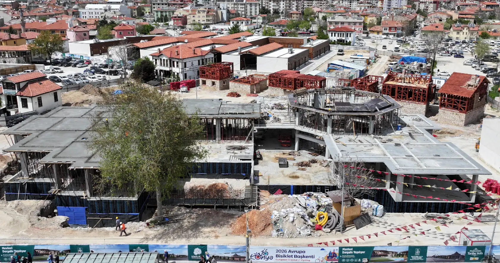 Konya'da Darülmülk projesi hızla ilerliyor: 'Konya'ya yakışır bir merkez oluşuyor'