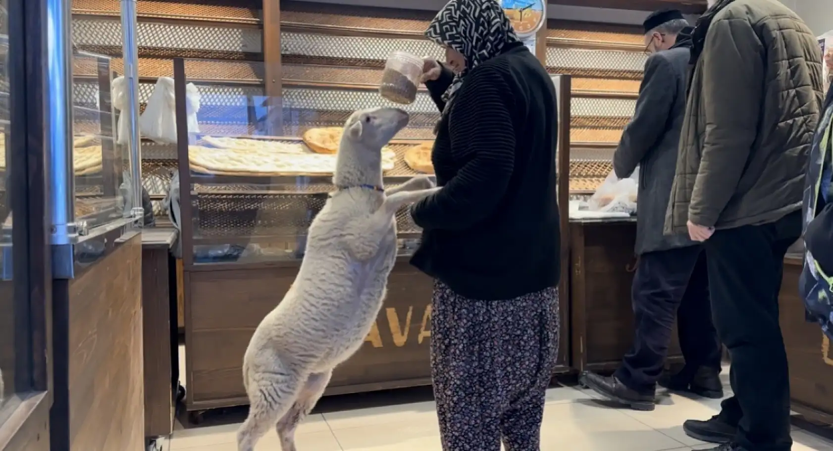 Pide kuyruğunda Çorap sürprizi: Önce şaşırttı, sonra gülümsetti