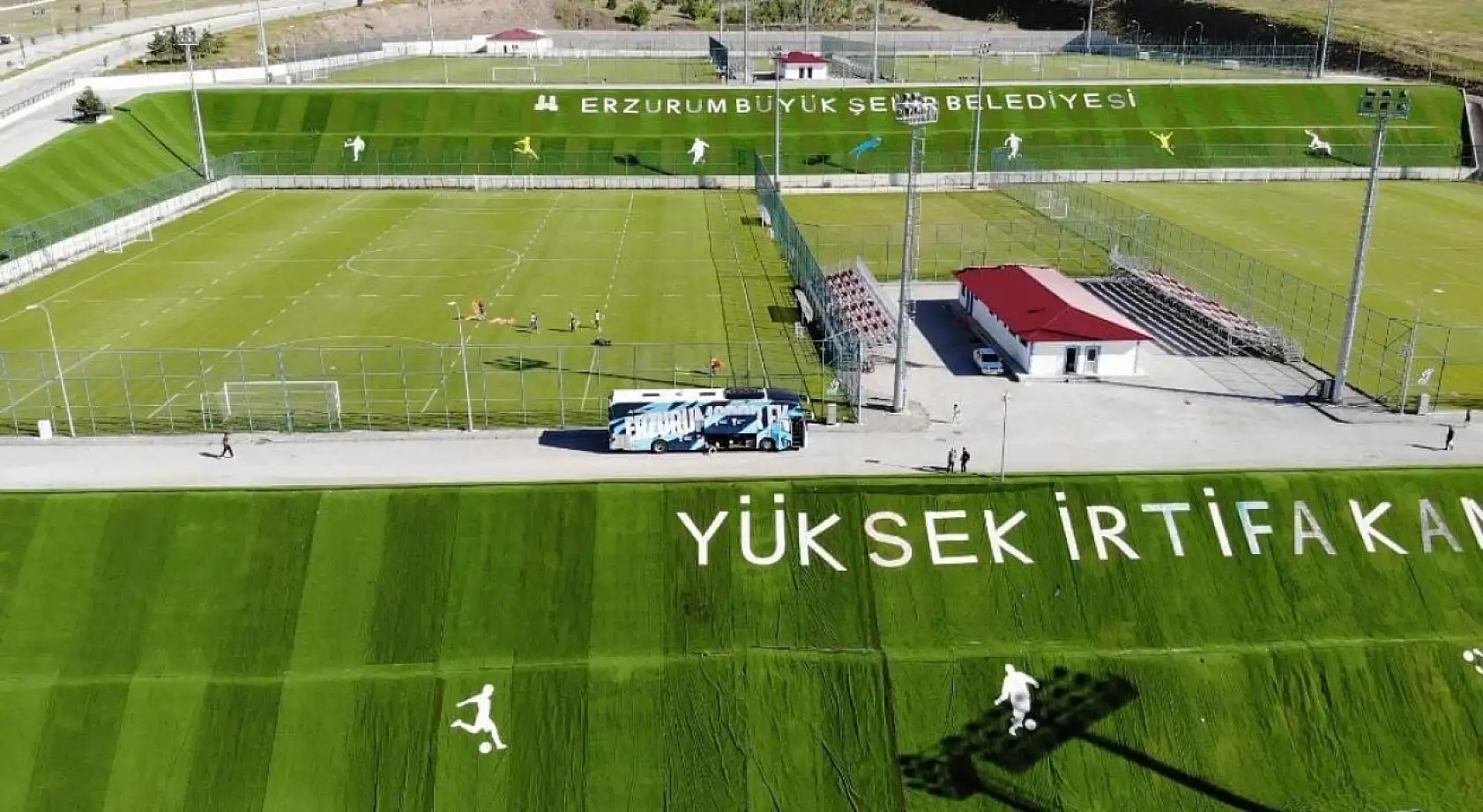 Konyaspor'un kupa yürüyüşü Erzurum'da başladı