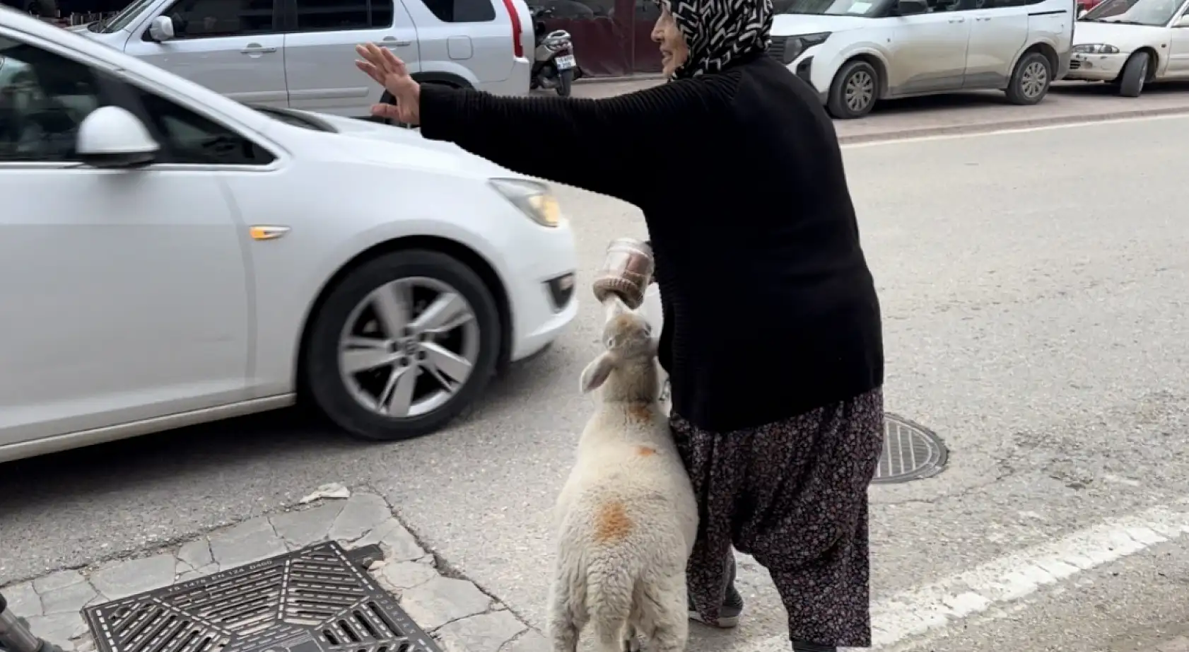 Pide kuyruğunda Çorap sürprizi: Önce şaşırttı, sonra gülümsetti