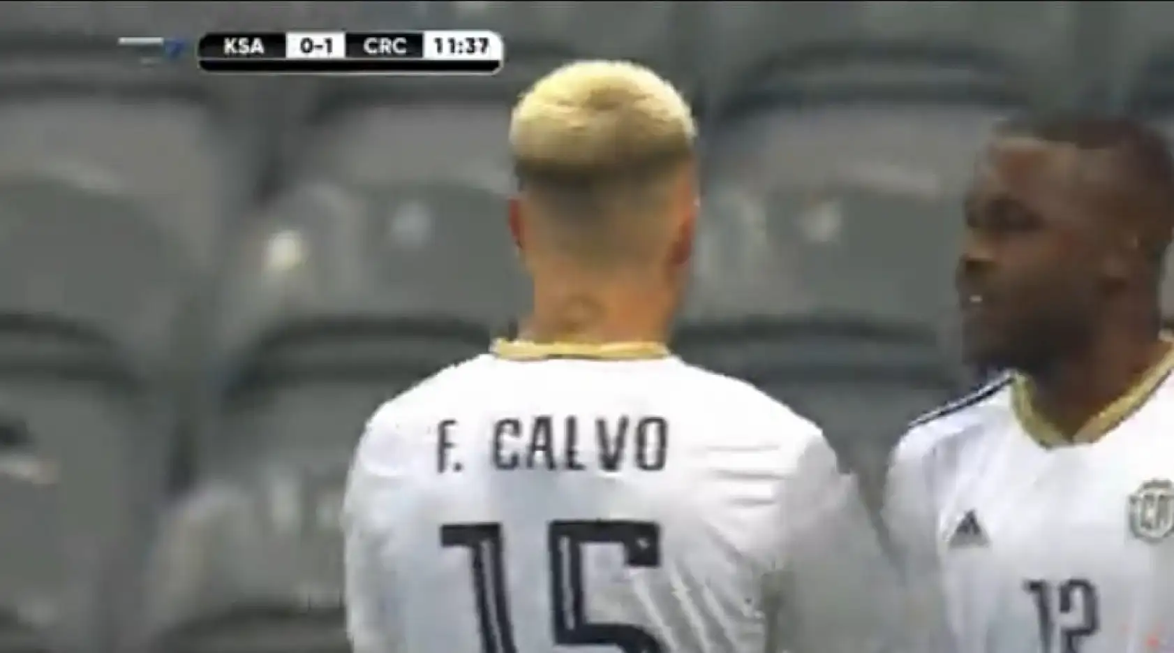 Calvo attı, Kosta Rika sevindi