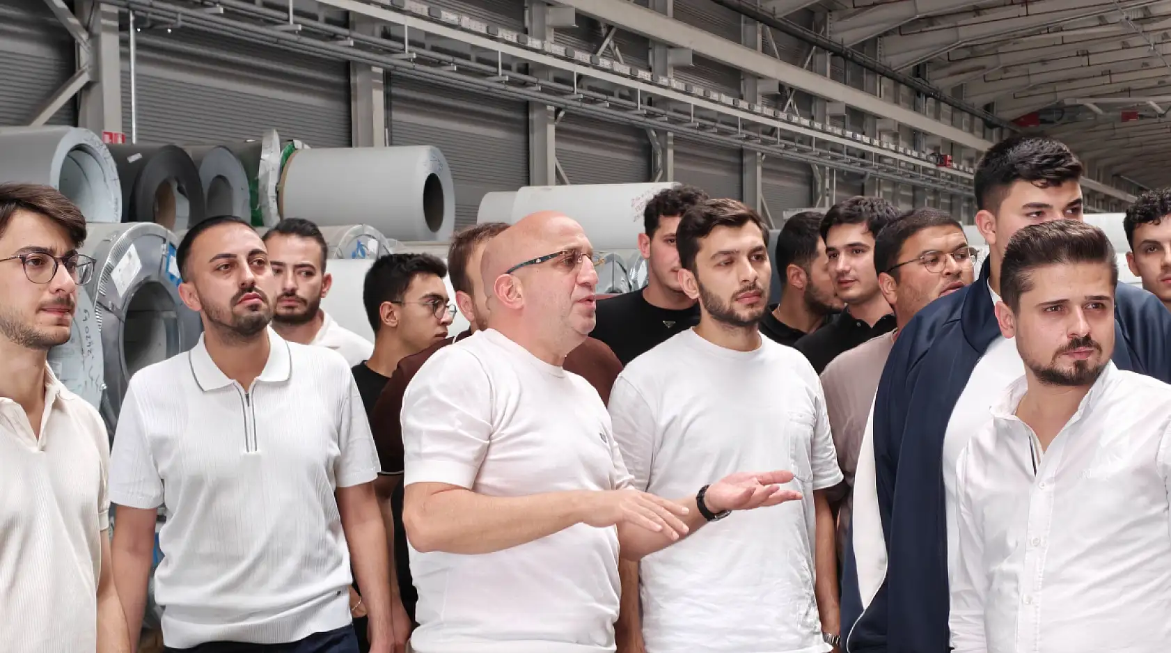 Genç KOMÜT, MEKPAN Panel'in üretim tesisini inceledi