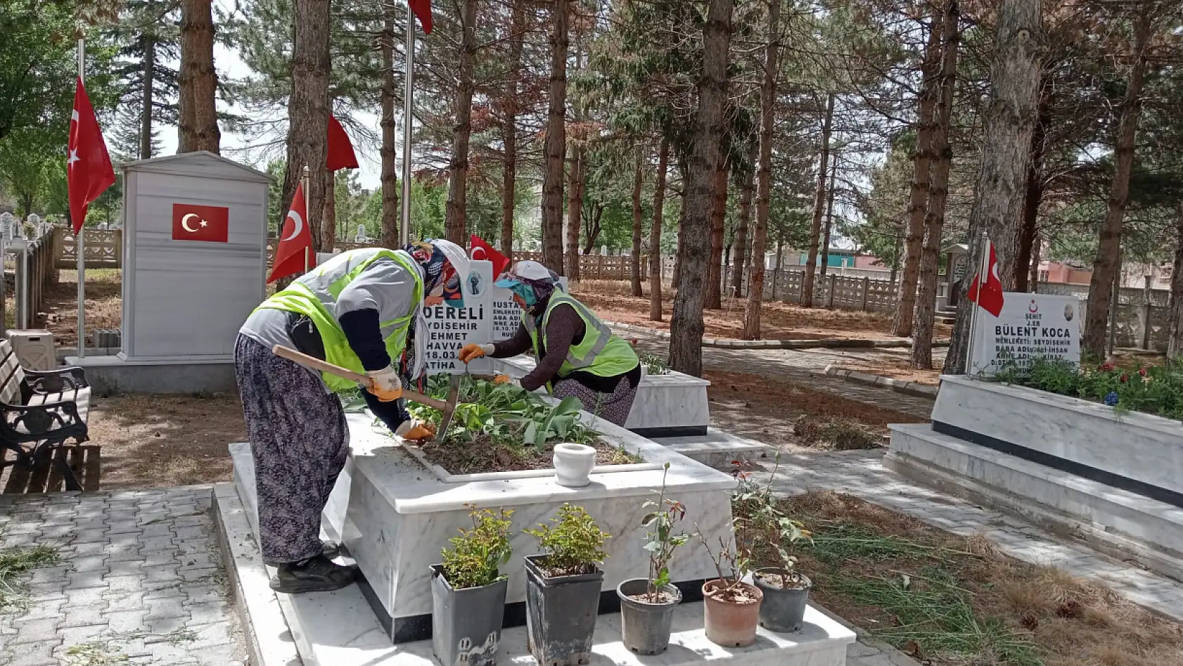 Konya'da şehitlerin hatırasına yakışan çalışma