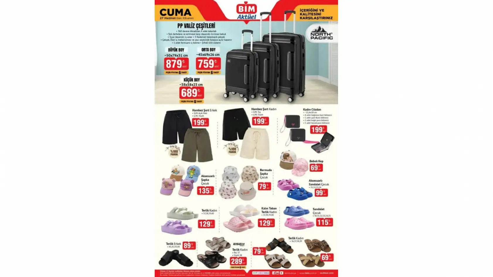 BİM 27 Haziran Aktüel Kataloğu Yayınlandı! BİM 27 Haziran indirimleri neler? BİM'de neler var?