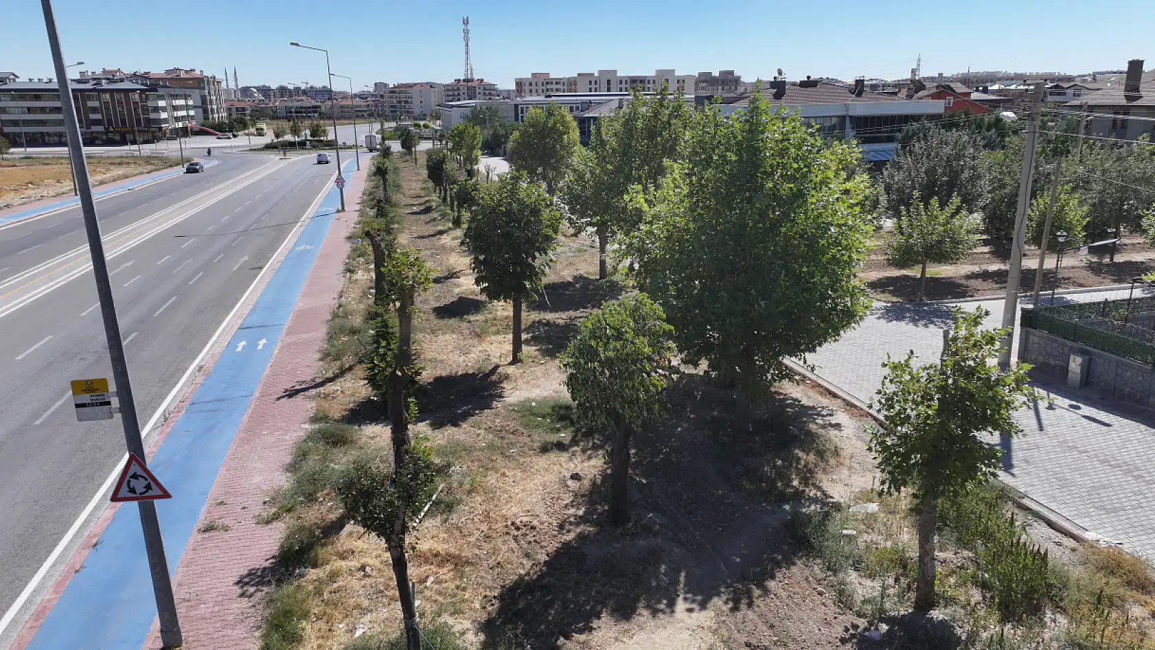 Konya'da dev proje için tek bir ağaca bile kıymadılar