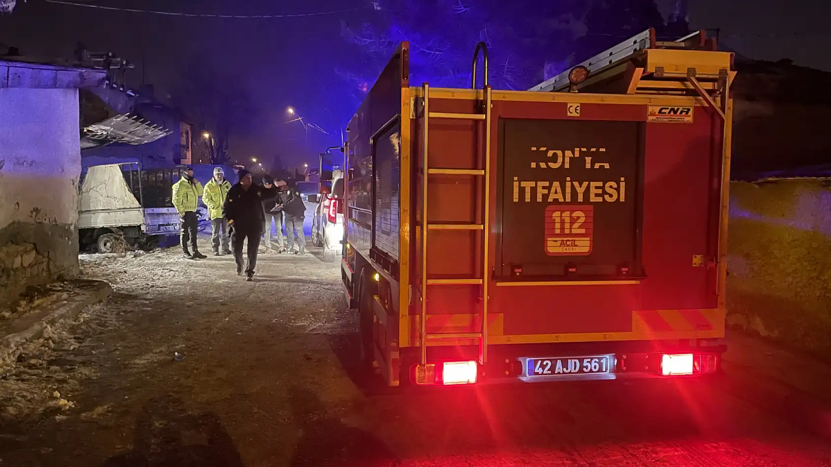 Konya'da bir evde yangın: 7 kişi hayatını kaybetti