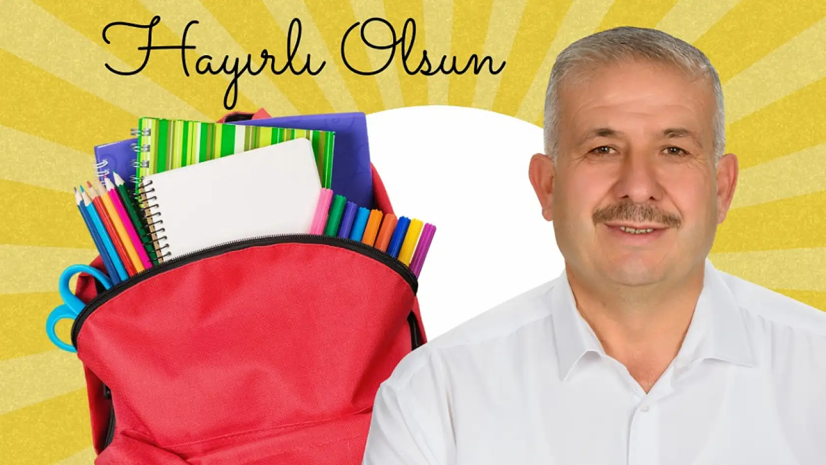 Konya'nın En Mütevazi İlçesinden Örnek Hizmet: Çanta ve Kırtasiye Yardımı Yapıyor