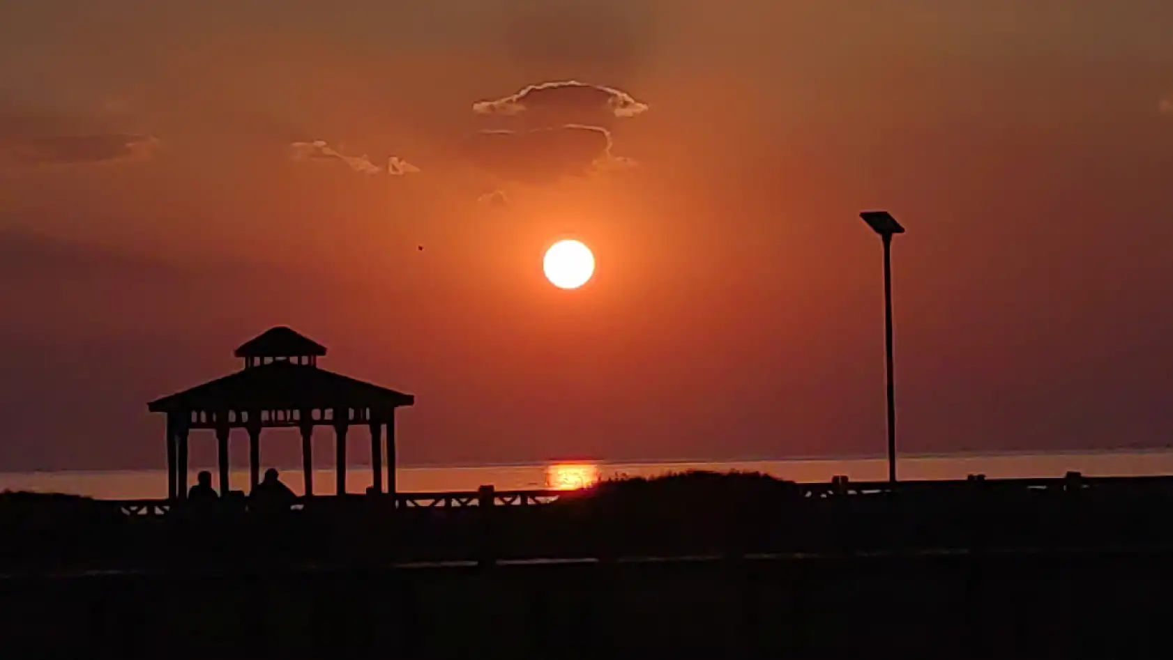 Gün batımı güzelliğiyle mest etti!