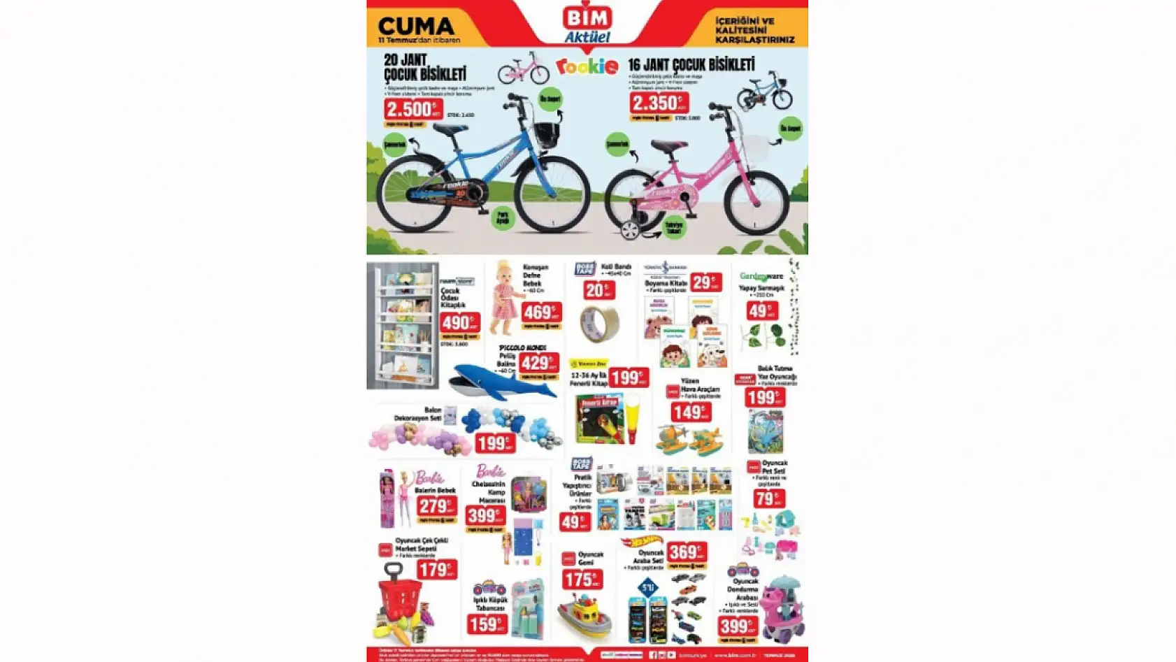 BİM 11 Temmuz Aktüel Kataloğu Yayınlandı! BİM 11 Temmuz indirimleri neler? BİM'de neler var?