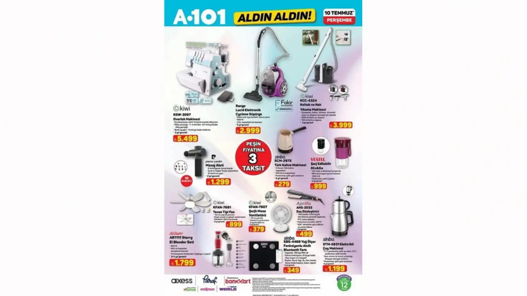 A101 aktüel kataloğu yayında! Hangi ürünler indirimde? işte detaylar...