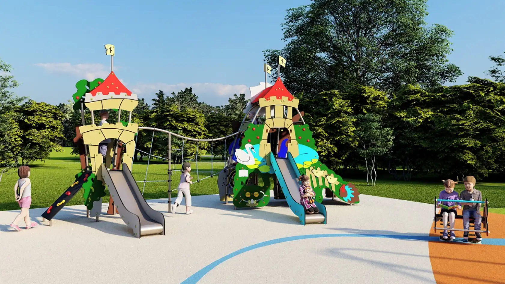 Konya'da o belediyeden parklara düzenleme