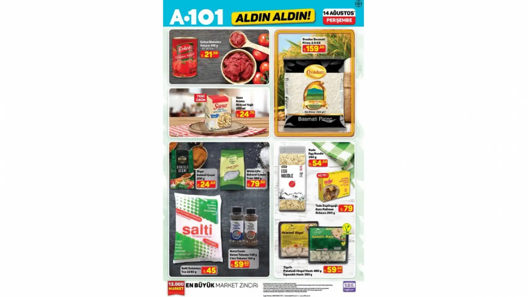 A101 aktüel kataloğu yayında, indirimli ürünler raflarda! Hangi ürünler indirimde? işte detaylar...