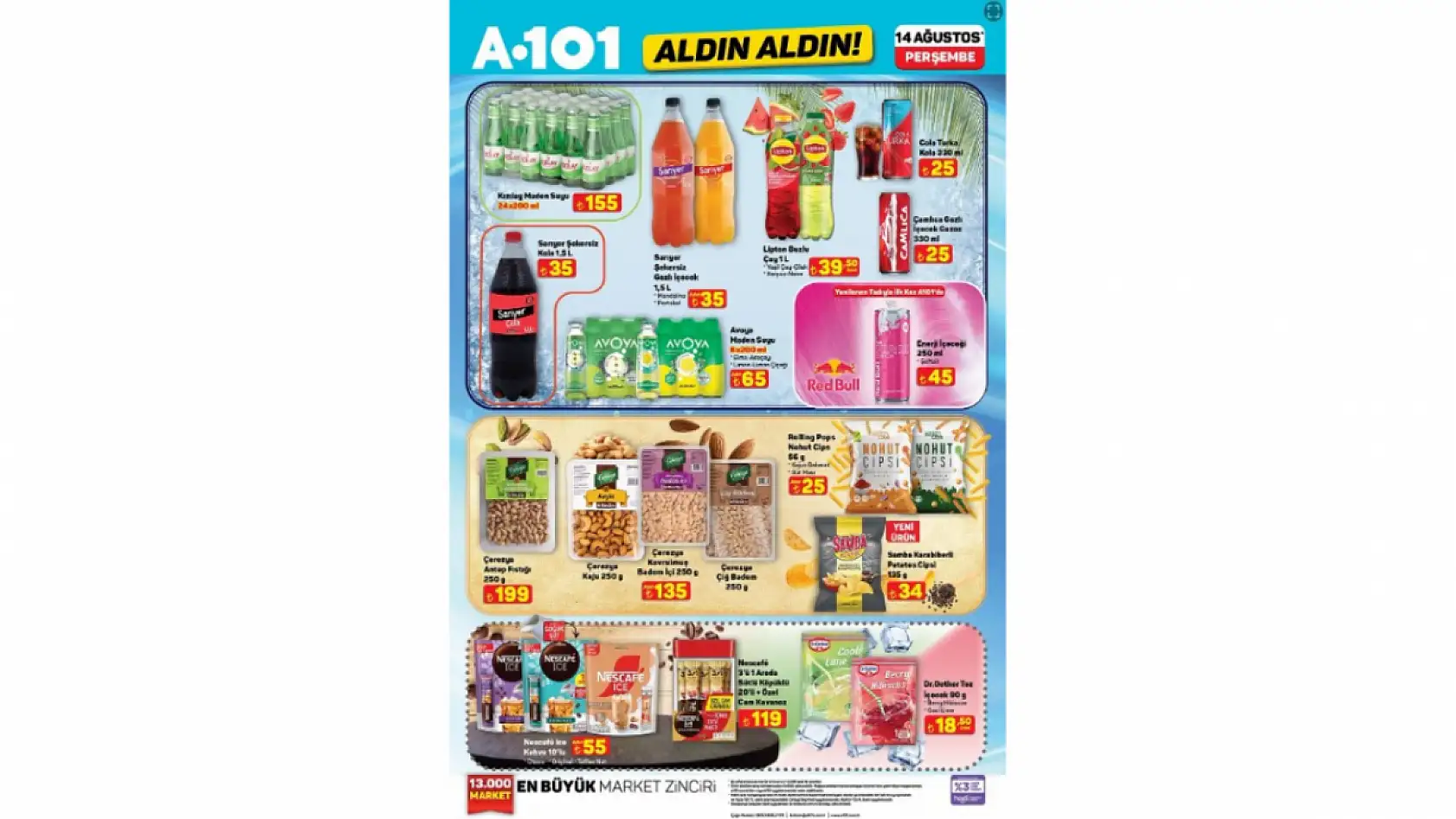 A101 aktüel kataloğu yayında, indirimli ürünler raflarda! Hangi ürünler indirimde? işte detaylar...