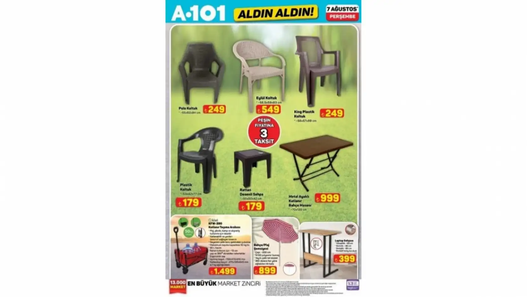 A101 aktüel kataloğu yayında, indirimli ürünler raflarda satışa çıktı! Hangi ürünler indirimde? işte detaylar...