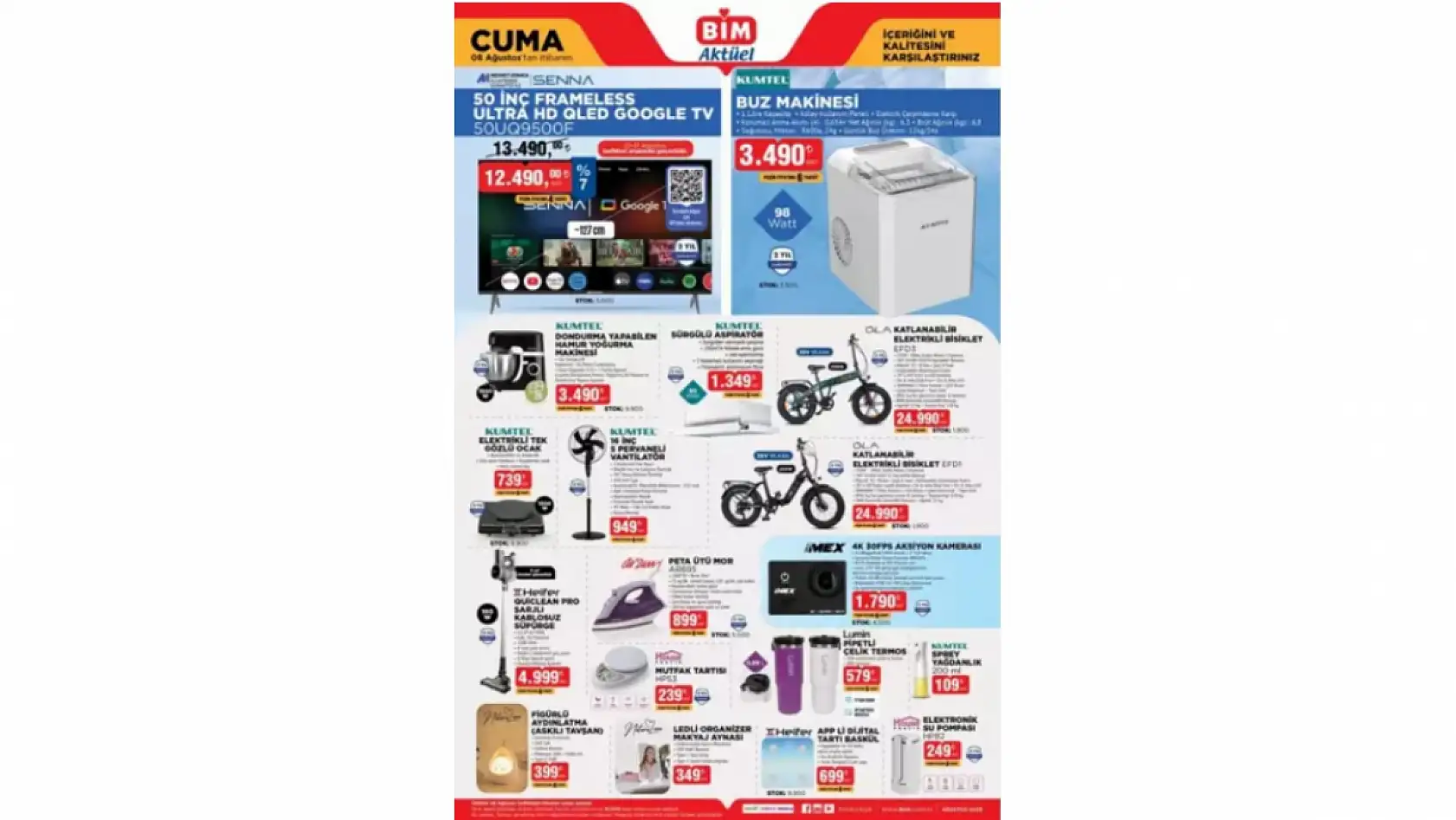 BİM 8 Ağustos Aktüel Kataloğu Yayınlandı! BİM 18 Temmuz indirimleri neler? BİM'de neler var?