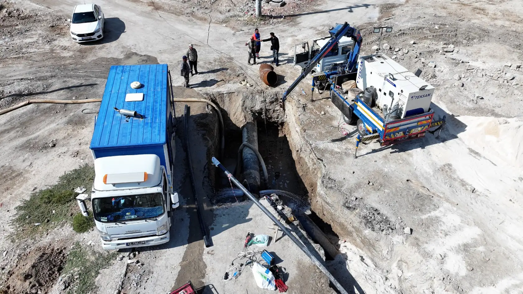 Konya'da içme suyu hattında kapsamlı değişim! 700 milimetrelik hat için düğmeye basıldı