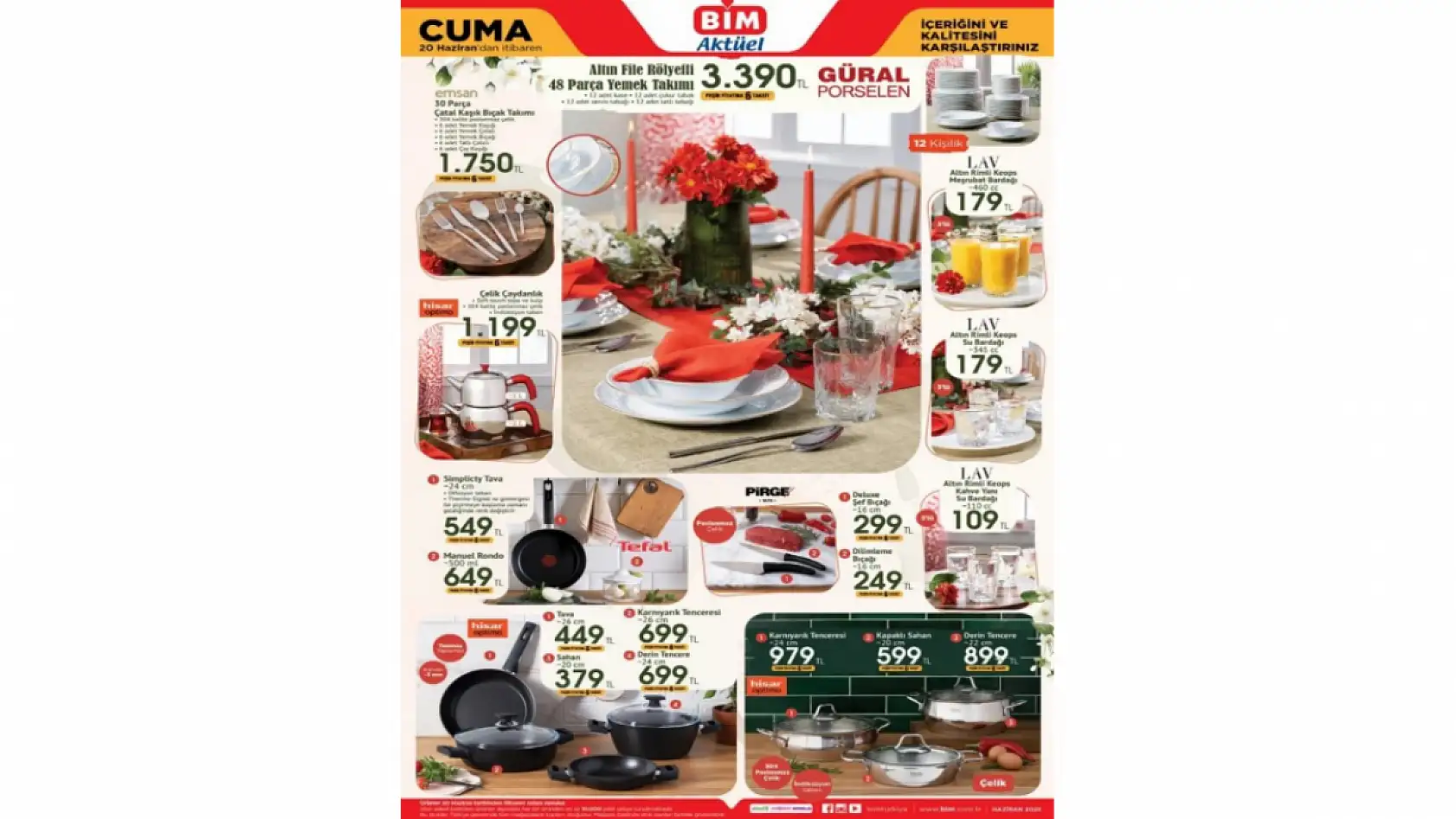 BİM 20 Haziran Aktüel Kataloğu Yayınlandı! BİM 20 Haziran indirimleri neler? BİM'de neler var?