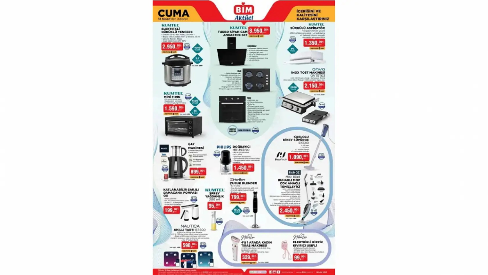 BİM 18 Nisan Kataloğu: BİM'de bu hafta neler var?