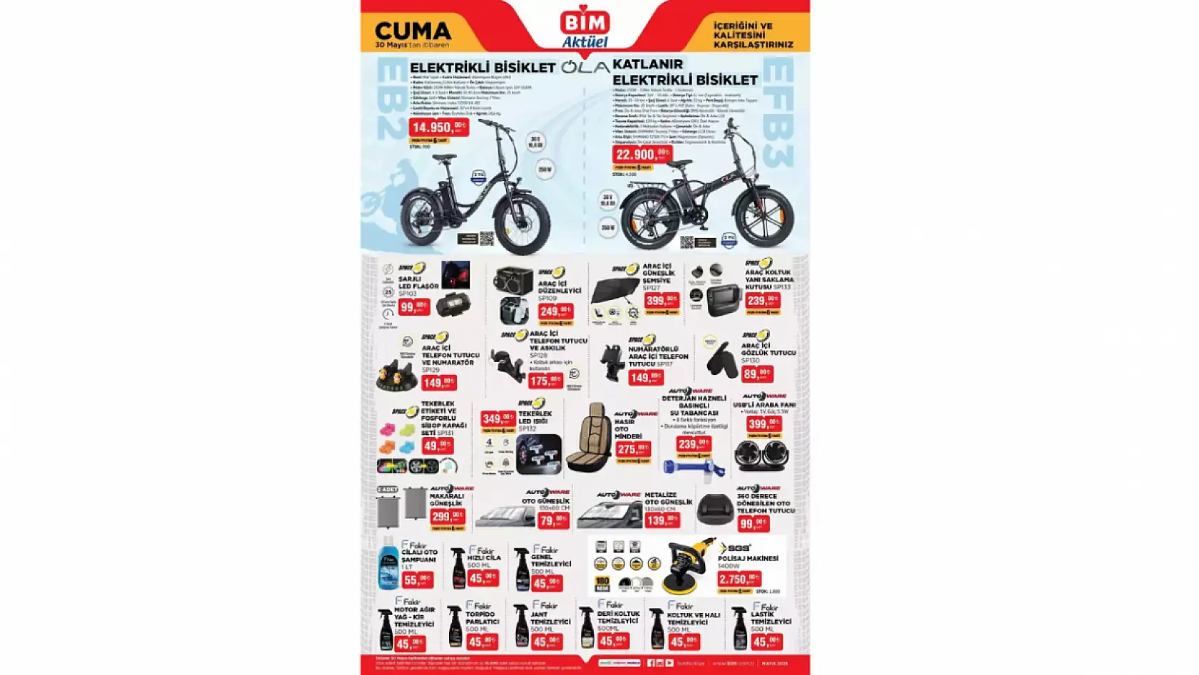 BİM 30 Mayıs Aktüel Kataloğu Yayınlandı! BİM 30 Mayıs indirimleri neler? BİM'de neler var?