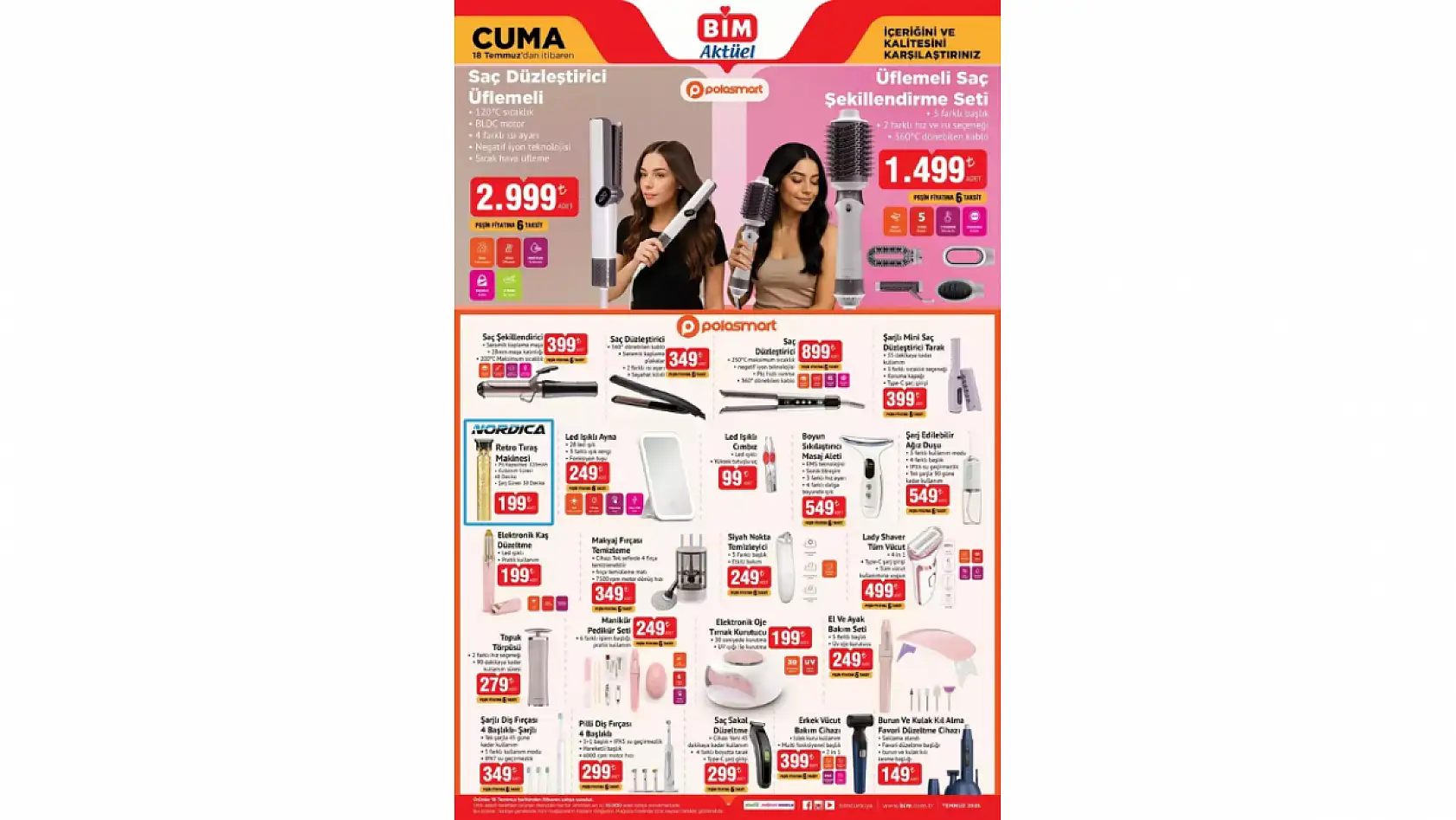 BİM 18 Temmuz Aktüel Kataloğu Yayınlandı! BİM 18 Temmuz indirimleri neler? BİM'de neler var?