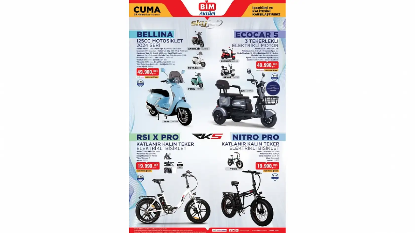 BİM 25 Nisan Kataloğu: BİM'de bu hafta neler var?