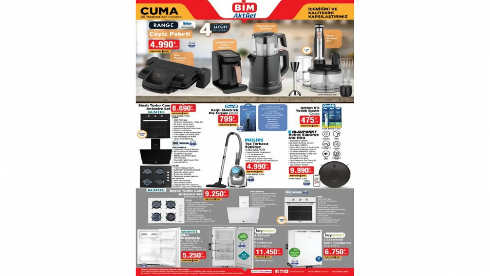 BİM 20 Haziran Aktüel Kataloğu Yayınlandı! BİM 20 Haziran indirimleri neler? BİM'de neler var?