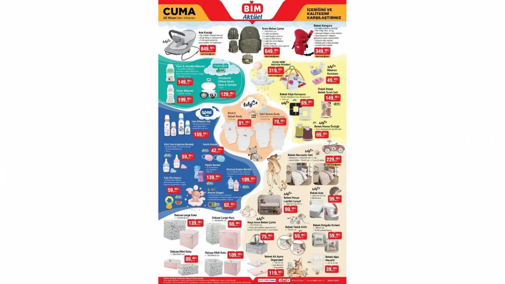 BİM 25 Nisan Kataloğu: BİM'de bu hafta neler var?