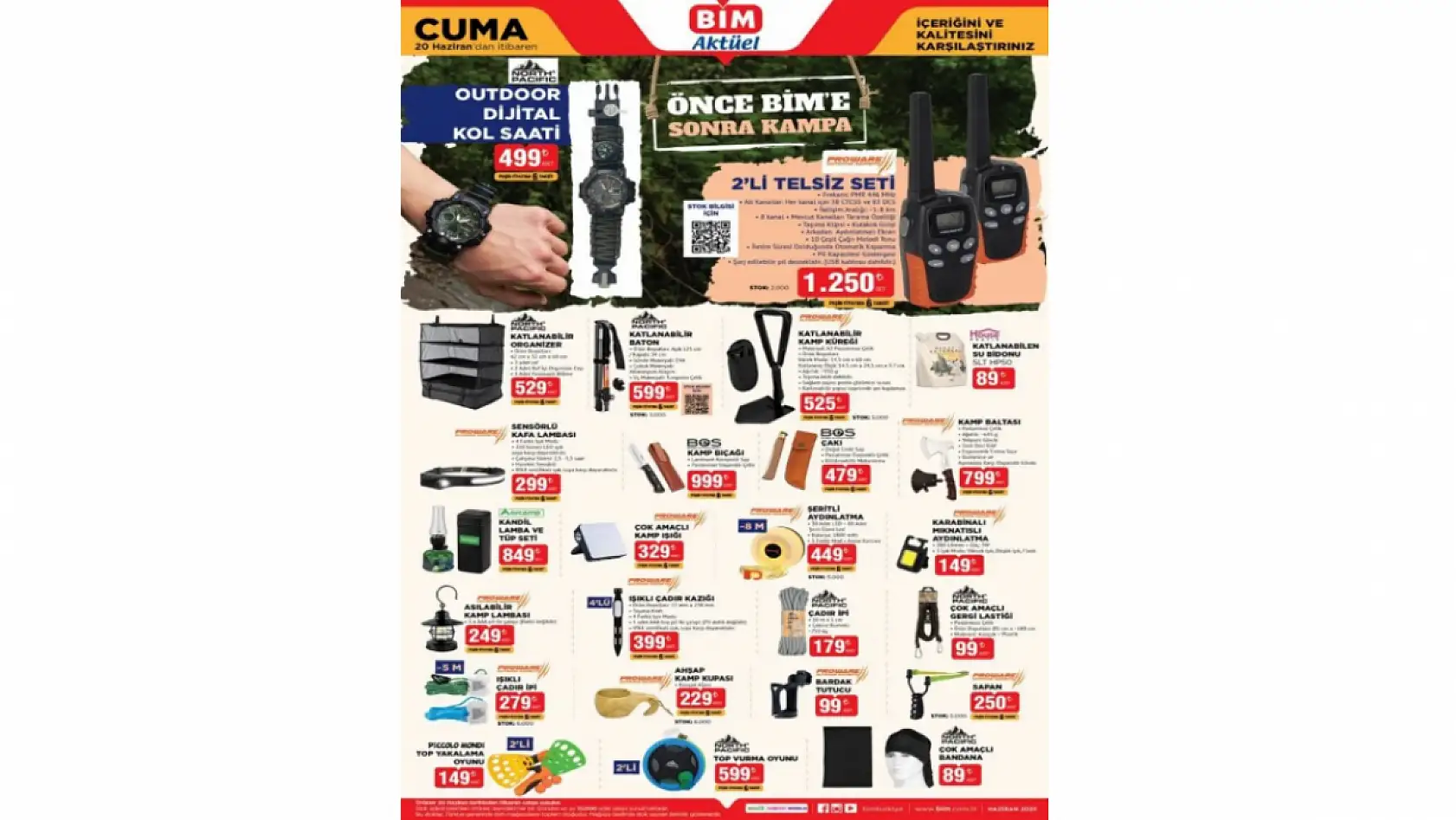 BİM 20 Haziran Aktüel Kataloğu Yayınlandı! BİM 20 Haziran indirimleri neler? BİM'de neler var?