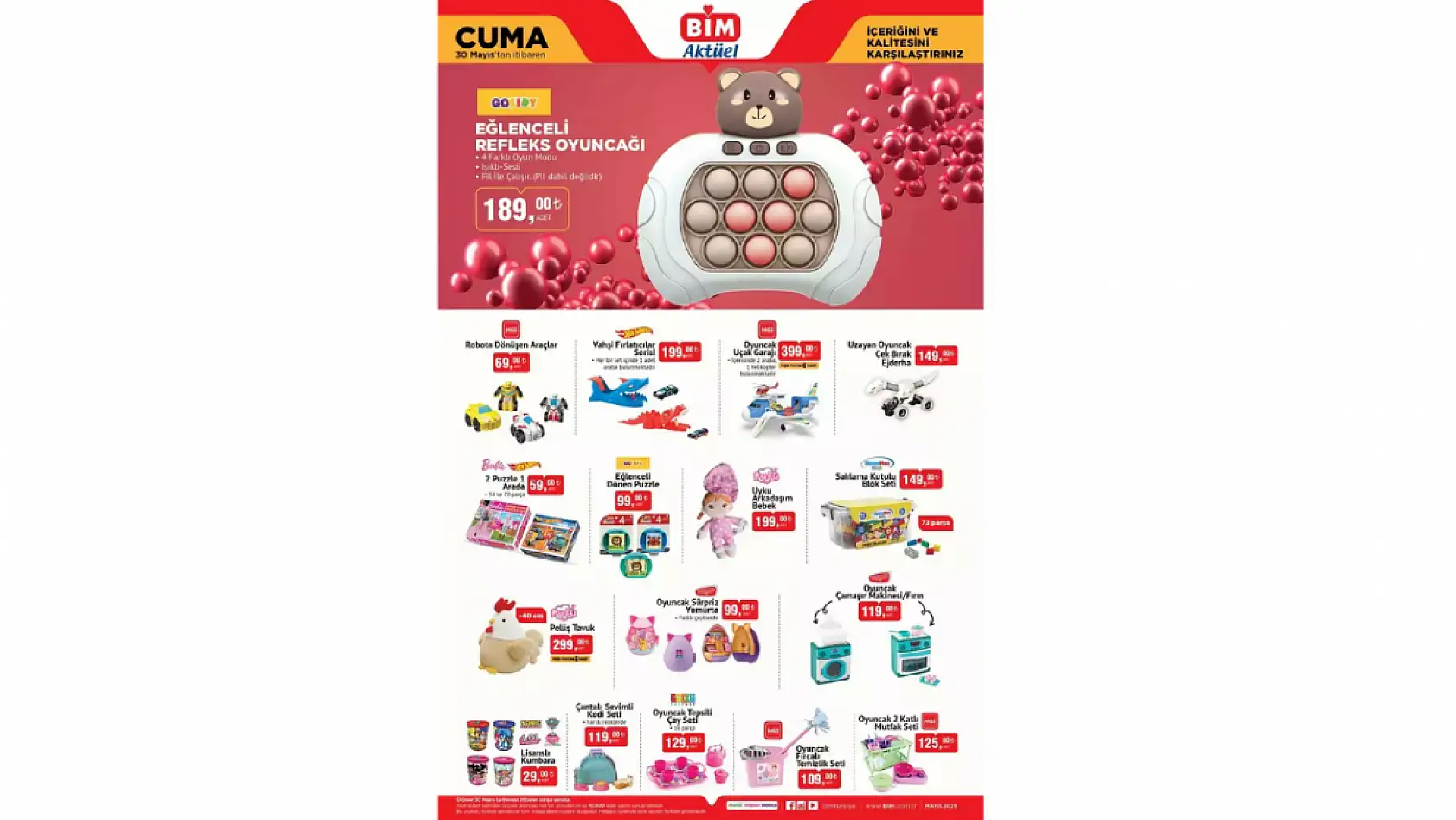 BİM 30 Mayıs Aktüel Kataloğu Yayınlandı! BİM 30 Mayıs indirimleri neler? BİM'de neler var?