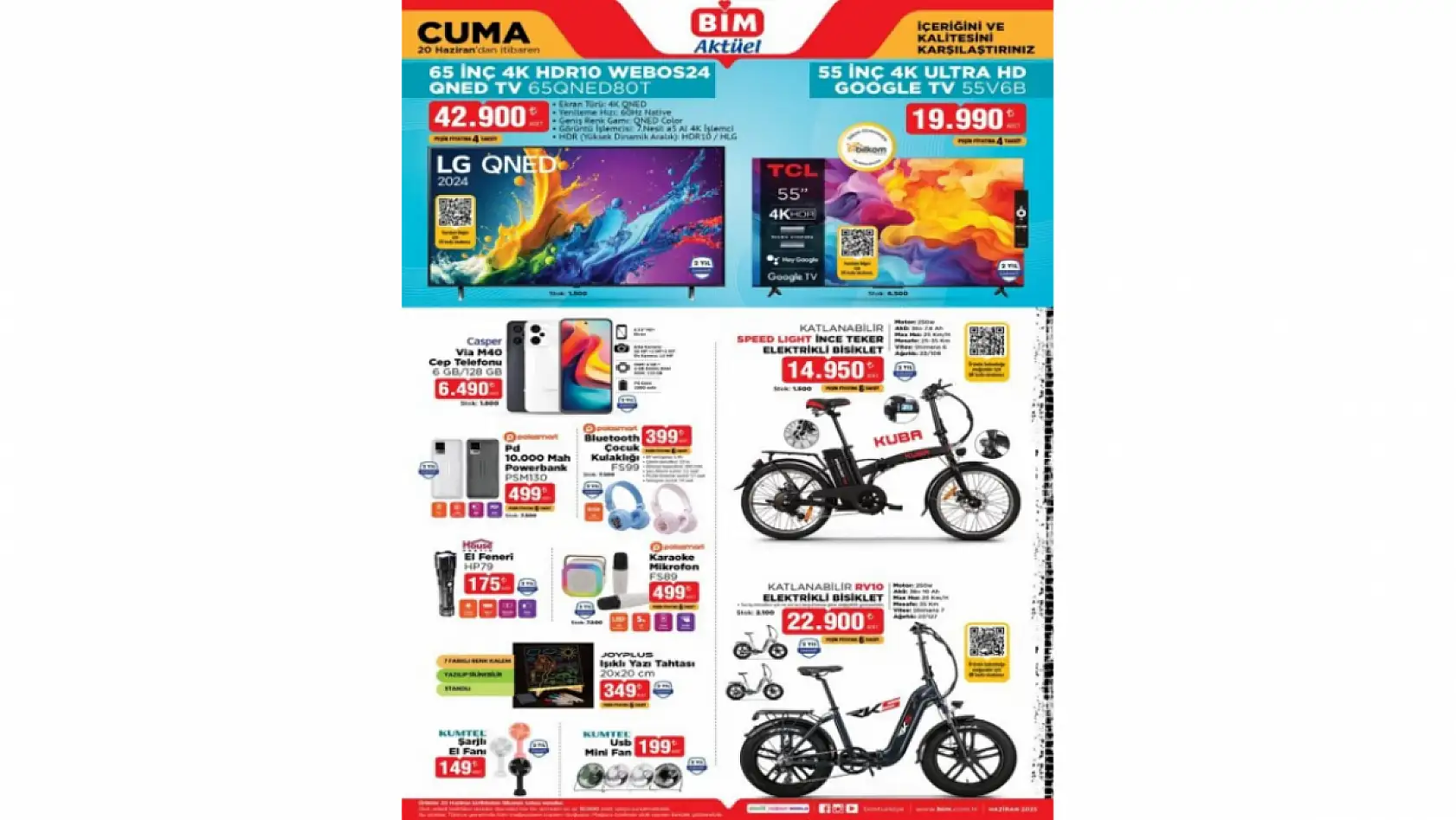 BİM 20 Haziran Aktüel Kataloğu Yayınlandı! BİM 20 Haziran indirimleri neler? BİM'de neler var?