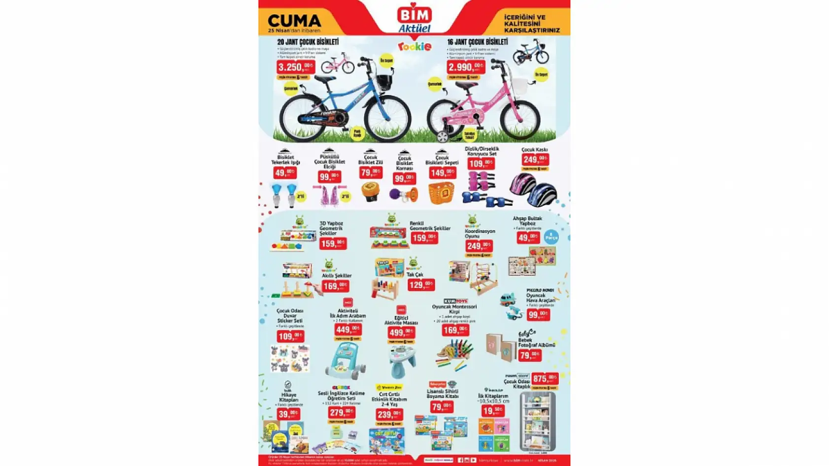 BİM 25 Nisan Kataloğu: BİM'de bu hafta neler var?