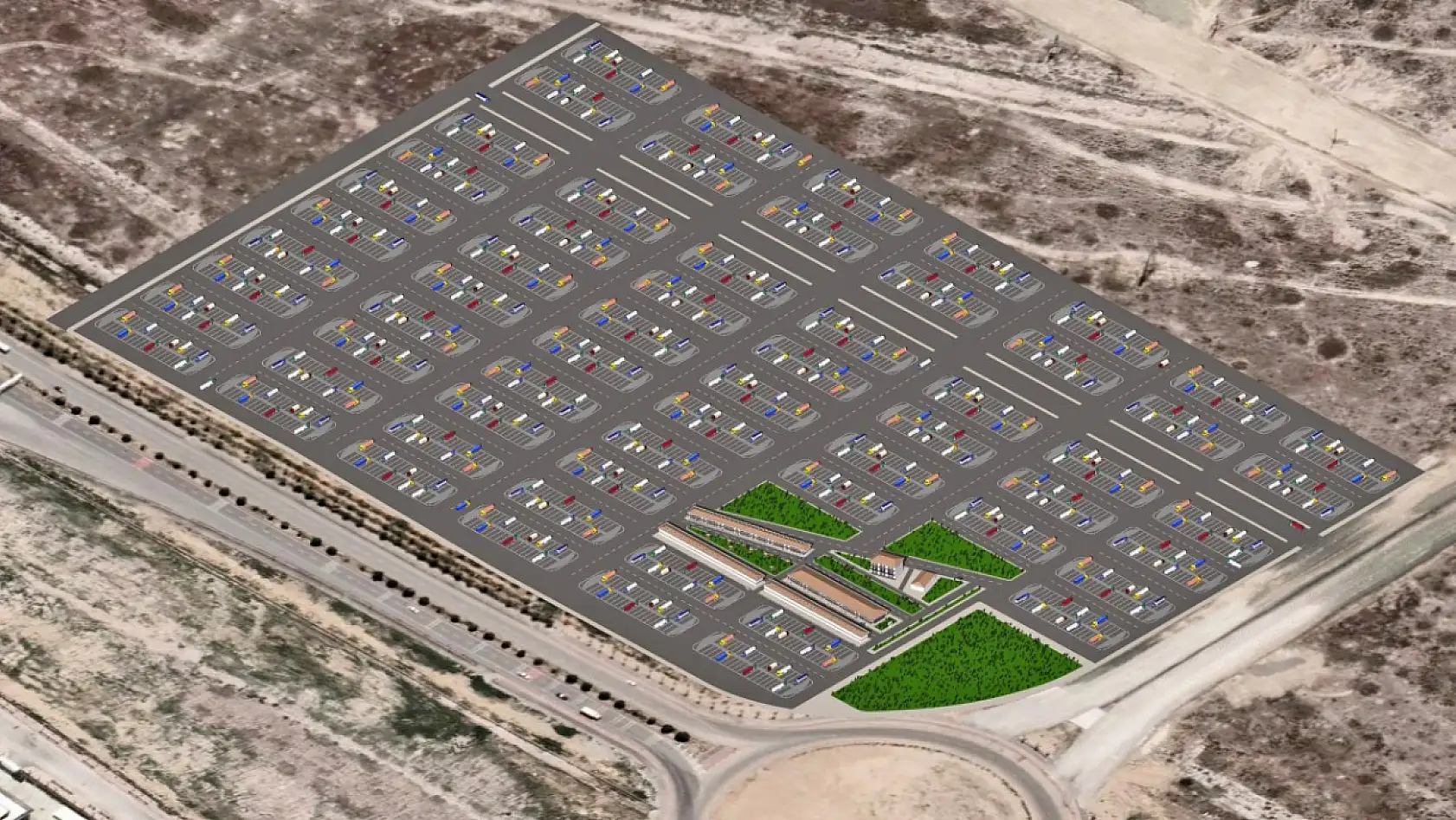 Yeni Kamyon Garajı'nda 35 Ticari İşyeri Uygun Fiyata Satışa Çıkıyor