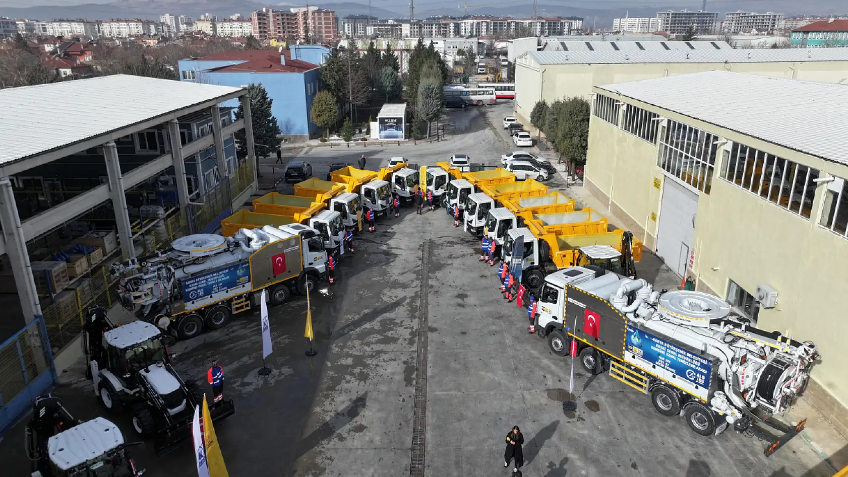 KOSKİ'nin gücü artıyor: Konya'da su ve altyapı hizmetleri yeni araçlarla güçlendi