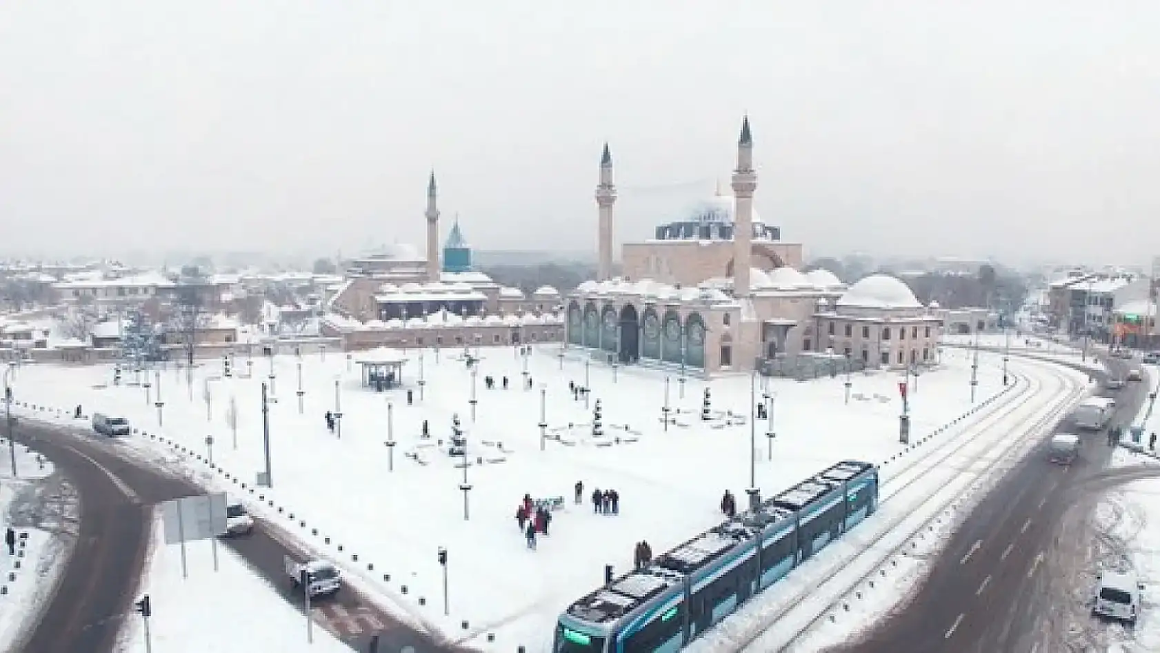 Konya için yeniden kar alarmı: Meteoroloji 2 güne dikkat çekti!