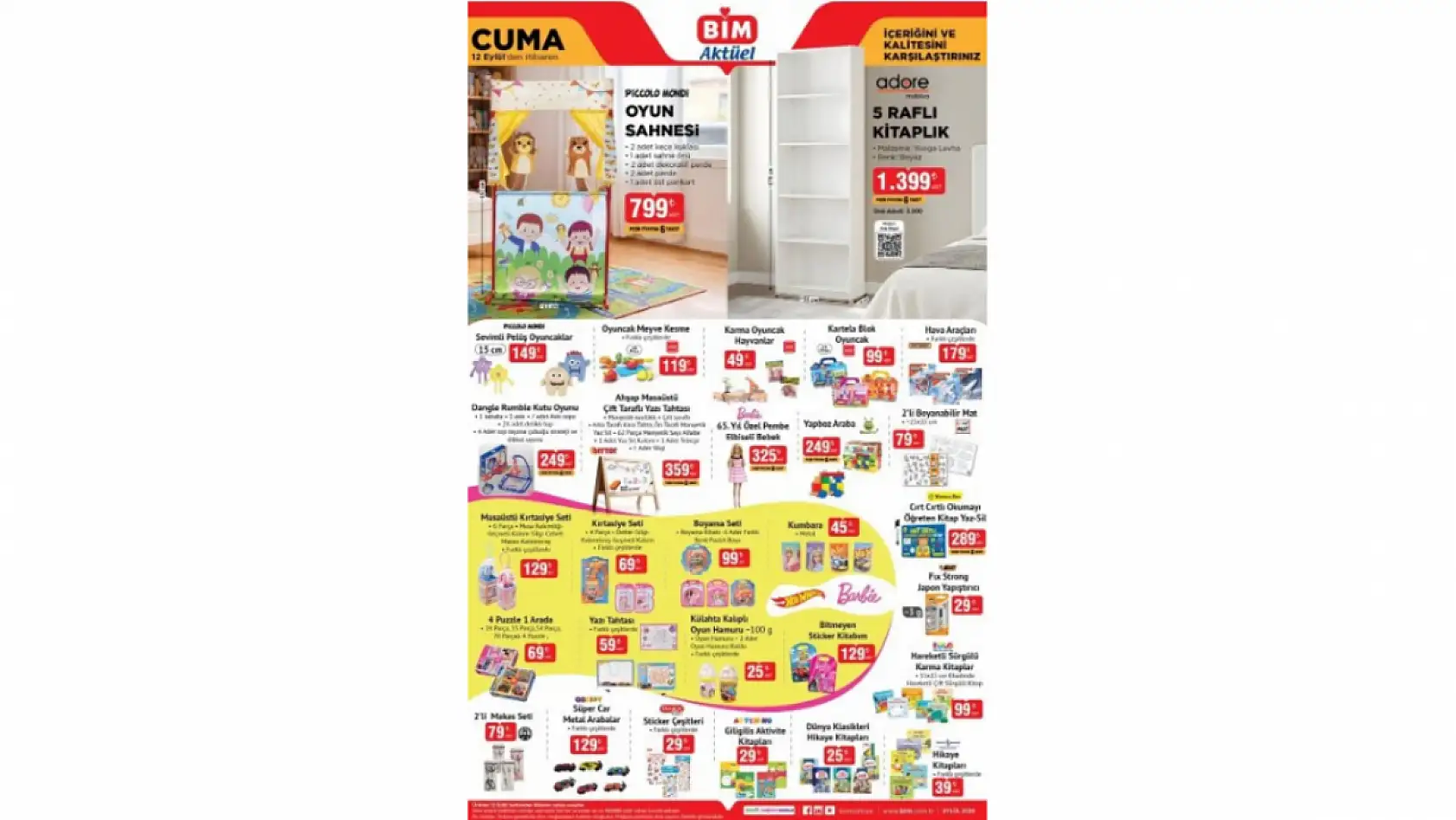 BİM 12 Eylül Cuma kataloğu: BİM aktüel kataloğundaki ürünler ve fiyat listesi…